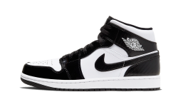Tênis Jordan branco e preto